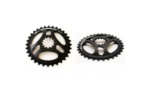 Middleburn Uno Spider with integrated chainring, 34 T. HardCoat grey