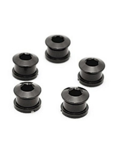 Middleburn Outer Chainring Bolts, Alloy, 4 Pieces, short, black