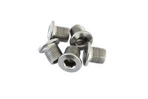 Middleburn Inner Chainring Bolts, Steel, 5 Pieces