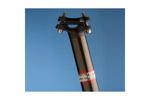 NINER Seatpost Carbon Comfort, black, 30,9 mm, 370 mm, red decal