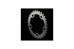 Middleburn 5-Arm Chainring with SlickShift Ramps, 30T., silver