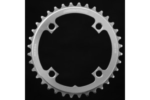 Middleburn 4-Arm Chainring with SlickShift Ramps, 32T., silver