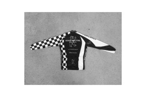 Konstructive Team Clothing, cycling wind jacket, black and white style, size small