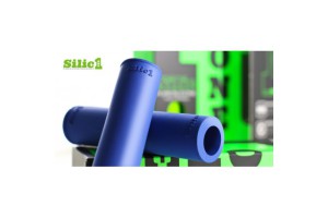 Silic1 Silicone Grips, smooth, blue