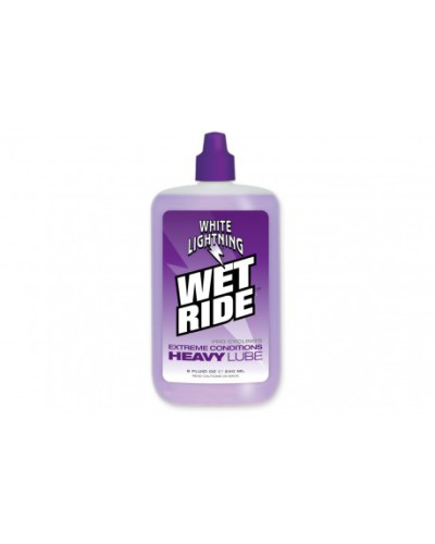White Lightning WET RIDE, Extreme-Conditions Lubricant,...