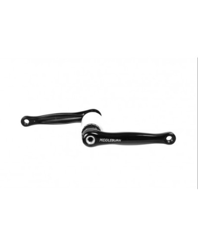 Middleburn RS8 X-Type MTB Cranks in black or silver (without spider and chainrings)
