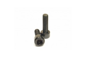 Alloy Bottlecage screws M5x16, black, 2 pieces