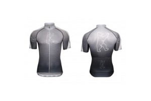 Konstructive Clothing, mens cycling jersey, short sleeved, "Team Nano Carbon" style, Größe / size small