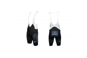 Konstructive Clothing, mens cycling bib shorts, with seat padding, "Team Nano Carbon" style, Größe / size small