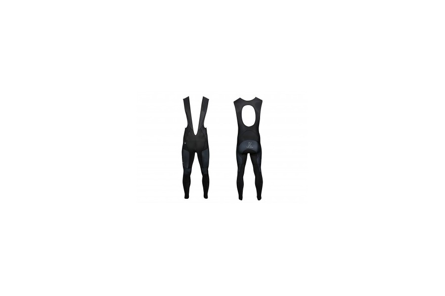 Konstructive Clothing, mens cycling bib pants, full length, without seat padding, "Nano Carbon" style, Größe / size small
