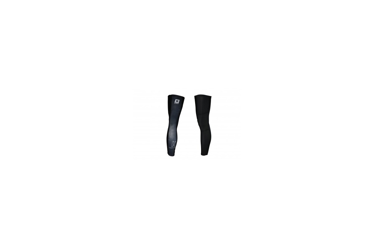 Konstructive Clothing, Leg Warmers, "Nano Carbon" style, black, Größe / size extra large