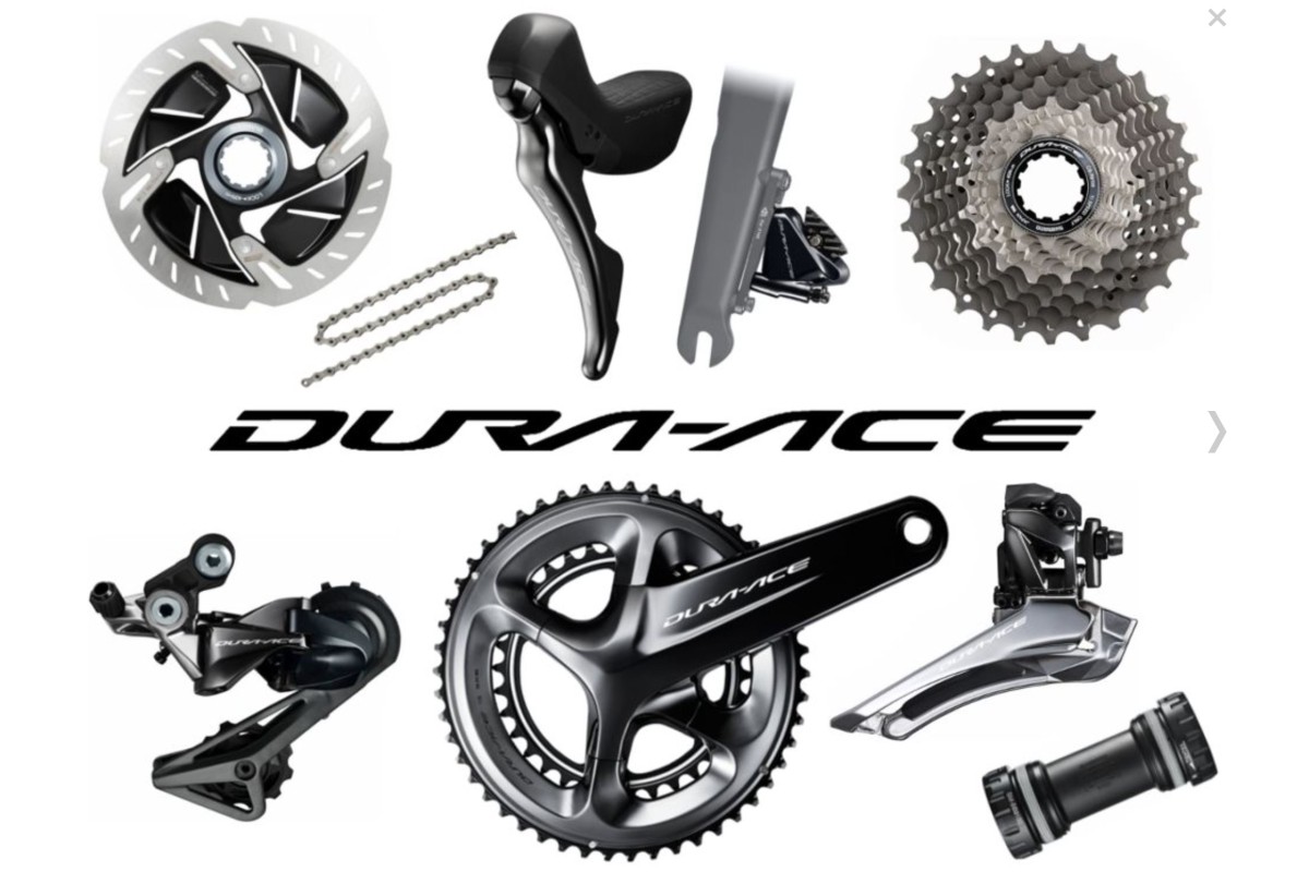 Shimano Dura Ace, 2 x 11, Scheibenbremsen, Antrieb, Schaltung