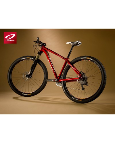 NINER EMD 9 Aluminium, Small, Rot mit SRAM X7, Rock Shox Reba RL, NoTubes ZTR Wheels, Niner Komponenten