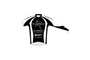 RiderRacer Team Jersey BLACK SERIES, Medium, long sleeve 
