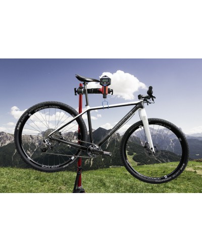 Konstructive IOLITE 29 Mountain Bike Rahmen-Set / frame set, white and pure carbon style