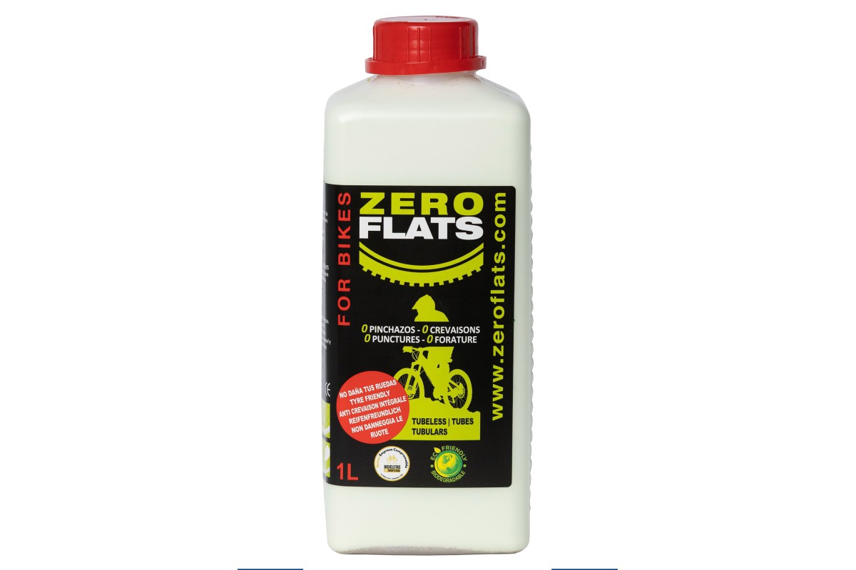 Zero Flats PLATTENKILLER Tubeless Dichtmittel Reifendruck bis 5 Bar 1 Liter