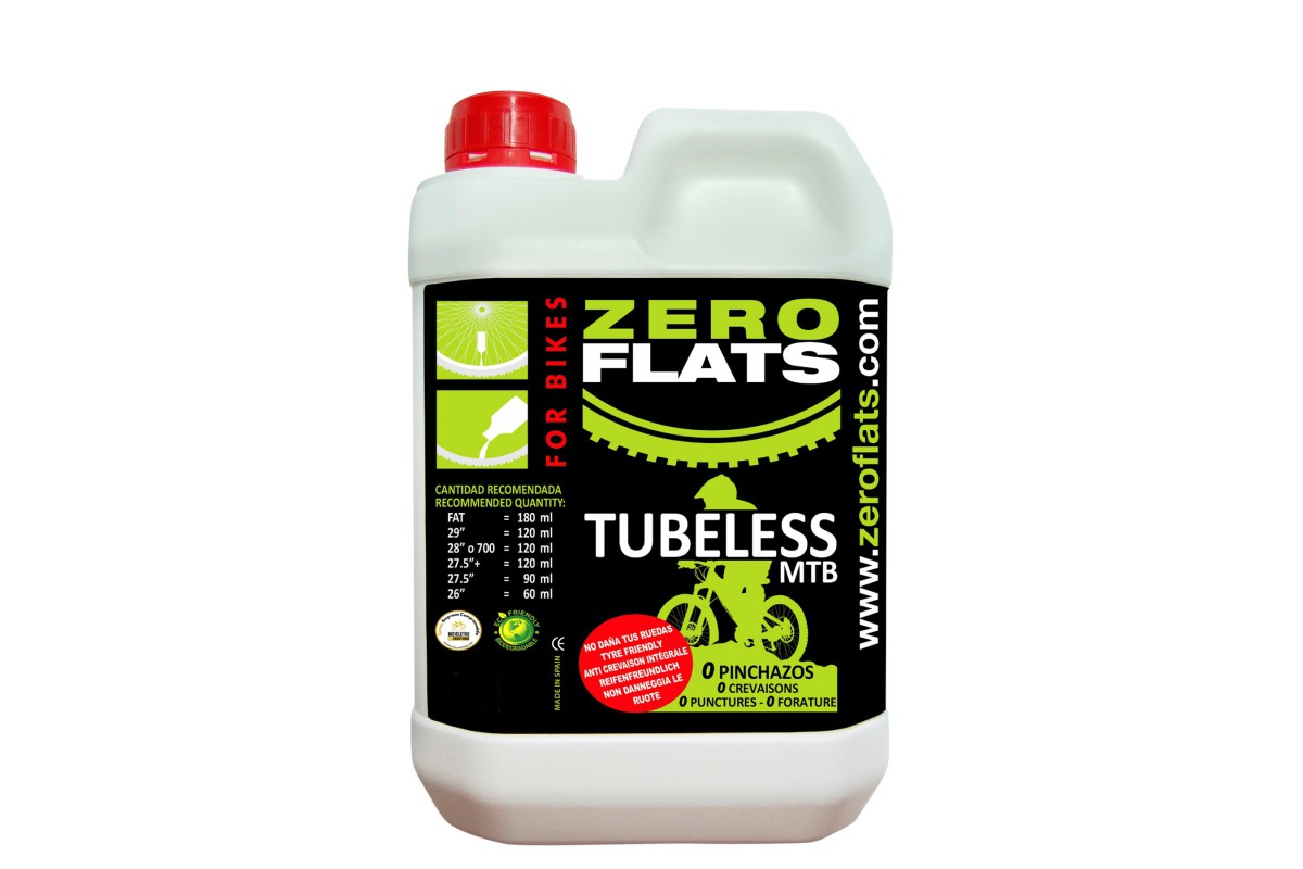 Zero Flats PLATTENKILLER Tubeless Sealant tire pressure below 5  bars 5 Liter