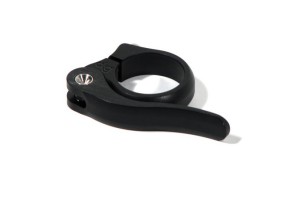 DKG Quick Release Seat Post Clamp, black, 29,6 mm