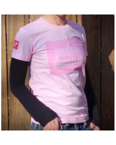 Niner, T-Shirt "Pedal Damnit", small, pink