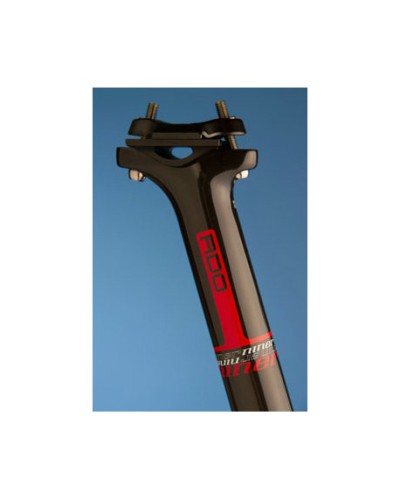 NINER Seatpost Carbon RDO Comfort, 31,6mm, 400mm, red decals